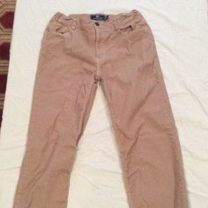 Boys khaki corduroy pants